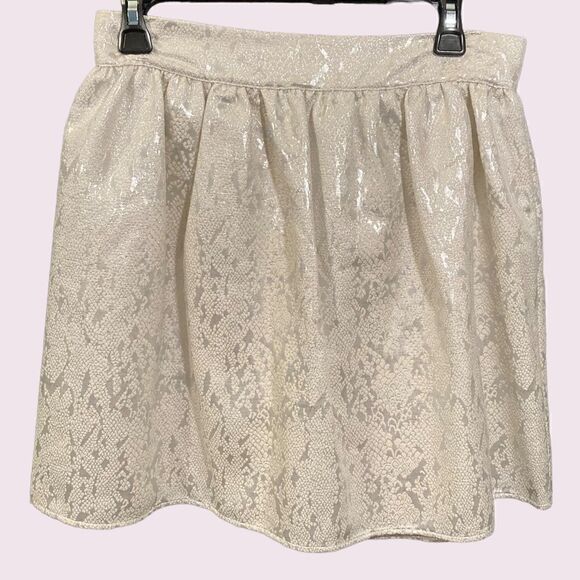 NWT Copper Key Silver Snake Print Skirt - Picture 1 of 8